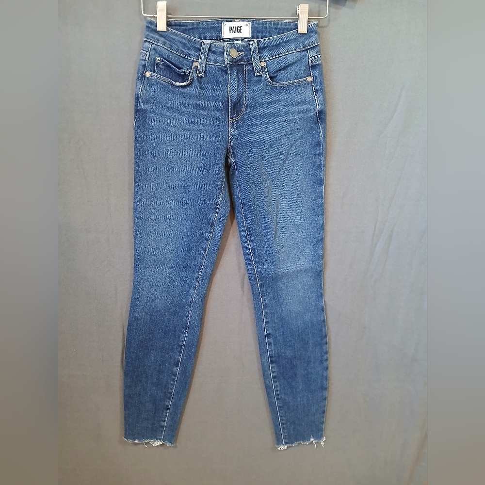 PAIGE Verdugo Ankle Jeans Womens 23 Blue Denim Skinny